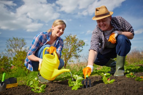 Seasonal gardening activities by Tottenham gardeners